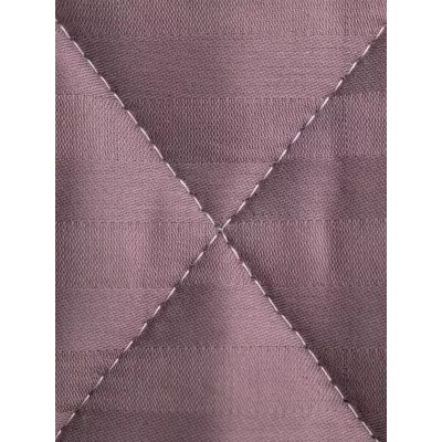 Комплект с одеялом DonCotton "Страйп-сатин" (пыльная роза), евро