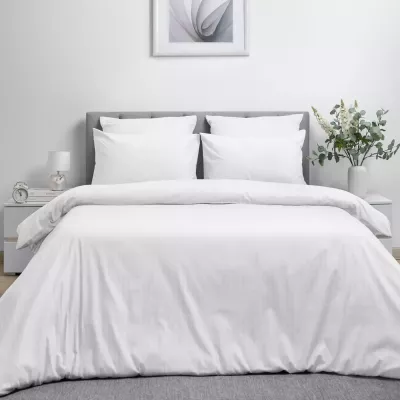 Комплект постельного белья Волшебная ночь Stripe "Warm white", семейный