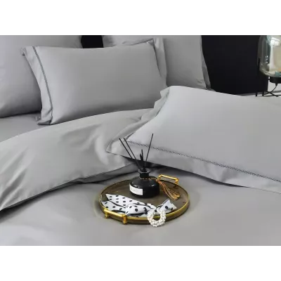 Комплект постельного белья Sofi de Marko "Изольда" (антрацит) евро