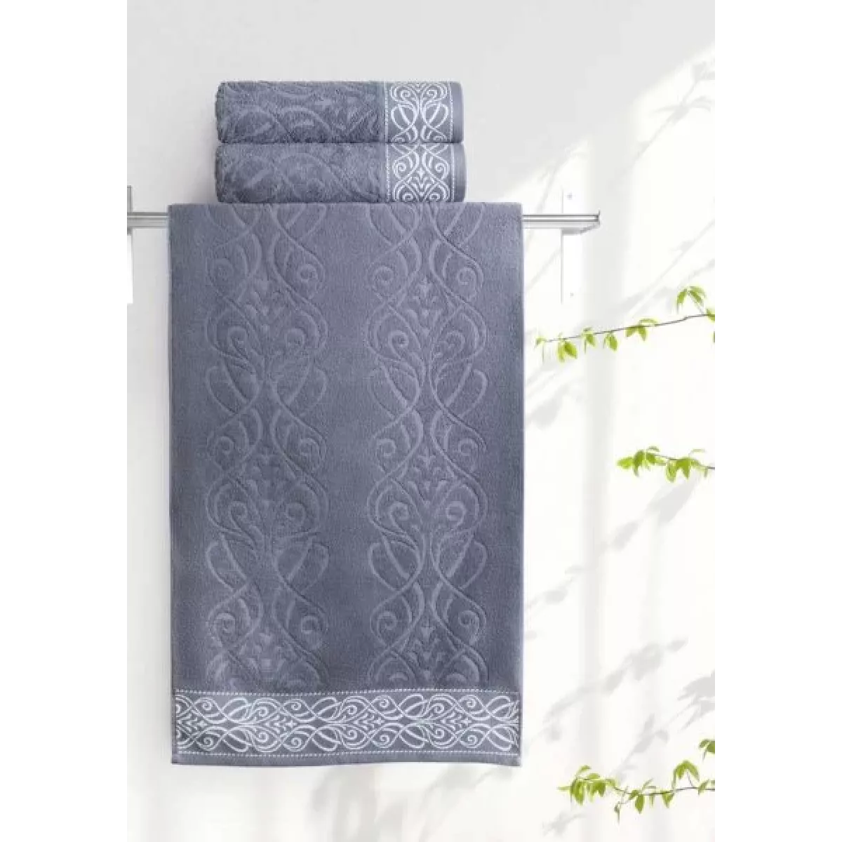 Махровое банное полотенце Самойловский текстиль “Толедо” (Маренго), 70х140