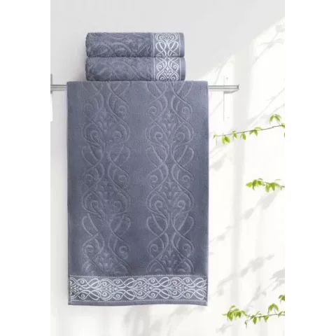 Махровое банное полотенце Самойловский текстиль “Толедо” (Маренго), 70х140