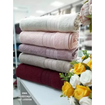 Махровое лицевое полотенце Sofi De Marko “Irma” (персик), 50x90