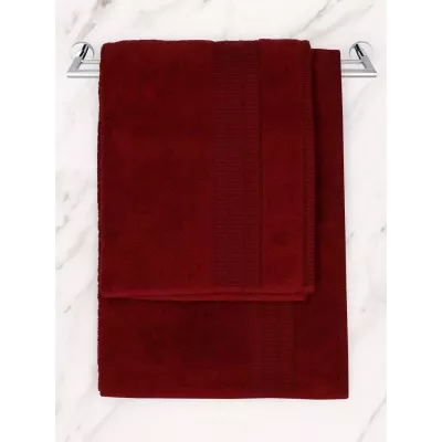 Махровое лицевое полотенце Sofi De Marko “Irma” (бордо), 50x90