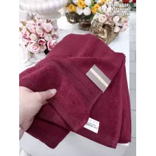 Махровое лицевое полотенце Sofi De Marko “Irma” (бордо), 50x90