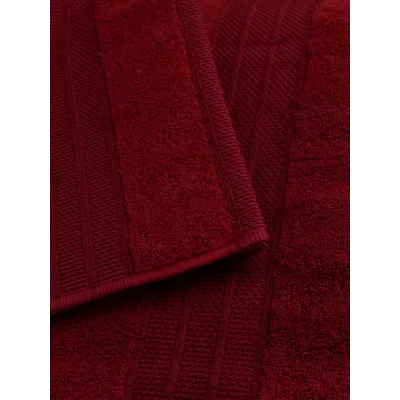 Махровое лицевое полотенце Sofi De Marko “Irma” (бордо), 50x90
