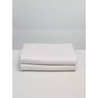 Пододеяльник DonCotton "Stripe Sateen" (белый) 200х220