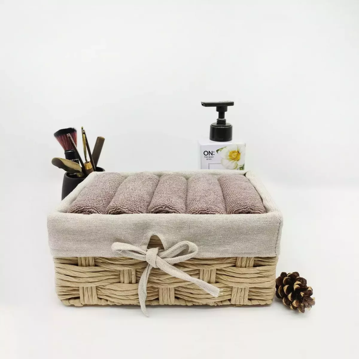 Комплект полотенец Sofi de marko “Дэйзи” (капучино), 30x50 (5 шт)