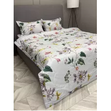 Комплект с одеялом KAZANOV.A Nano Cotton Air “Петра” (голубая платина), евро