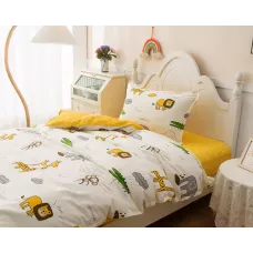 Комплект постельного белья Sofi De Marko “Africa” (желтый), 1.5 спальный