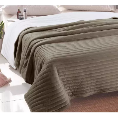 Плед-покрывало Sofi De Marko “Либерти” (шоколад), 220x240