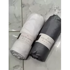 Простыня однотонная на резинке Sofi De Marko "Мармис" (антрацит), 180х200х30