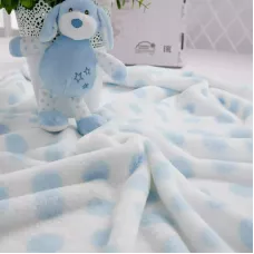 Плед детский Sofi de Marko “№2” (голубой) + игрушка