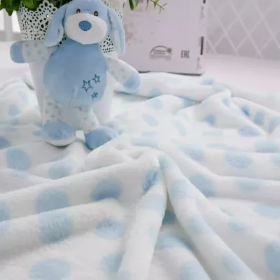 Плед детский Sofi de Marko “№2” (голубой) + игрушка