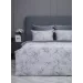 Комплект с одеялом KAZANOV.A “Дафна” нави графит (хлопок-велюр), евро