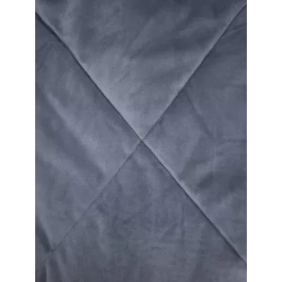 Комплект с одеялом KAZANOV.A “Дафна” нави графит (хлопок-велюр), евро