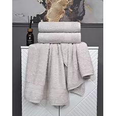 Махровое полотенце Kazanov.a “Arno” (лаванда платина), 50х90