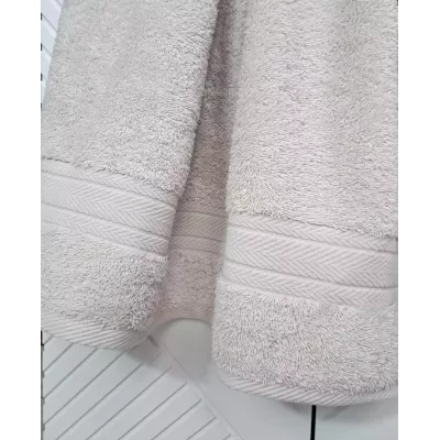 Махровое полотенце Kazanov.a “Arno” (лаванда платина), 50х90