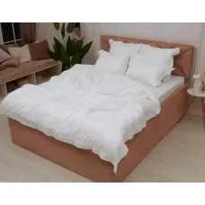 Комплект постельного белья Sofi de Marko "Моне" (молоко) страйп-сатин, семейный