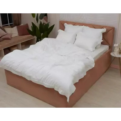 Комплект постельного белья Sofi de Marko "Моне" (молоко) страйп-сатин, семейный