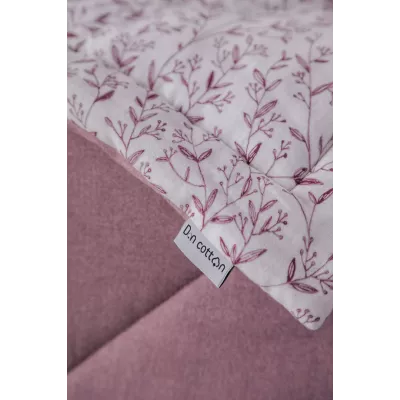 Комплект с одеялом DonCotton "Фланель-муслин" (веточки брусники), евро