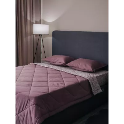 Комплект с одеялом DonCotton "Фланель-муслин" (веточки брусники), евро