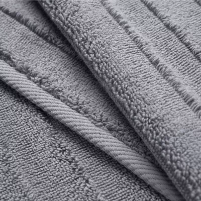 Махровое банное полотенце Verossa “Steps Texture” (графит), 70х140