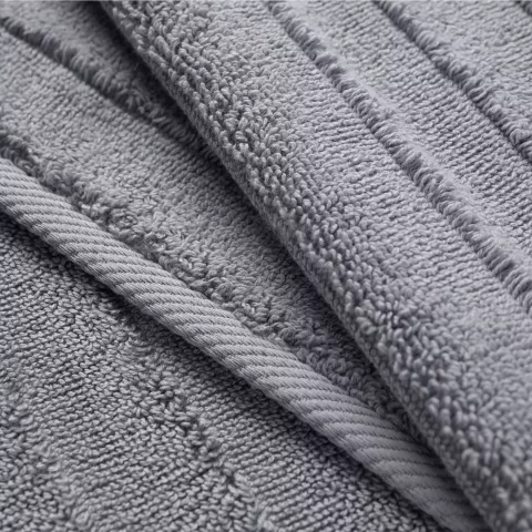 Махровое банное полотенце Verossa “Steps Texture” (графит), 70х140