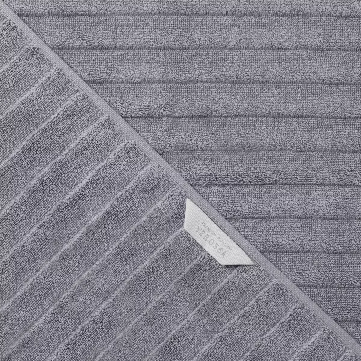 Махровое банное полотенце Verossa “Steps Texture” (графит), 70х140