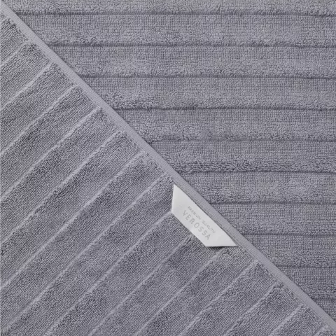 Махровое банное полотенце Verossa “Steps Texture” (графит), 70х140