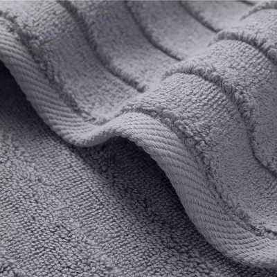 Махровое банное полотенце Verossa “Steps Texture” (графит), 70х140