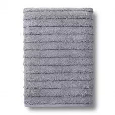 Махровое банное полотенце Verossa “Steps Texture” (графит), 70х140