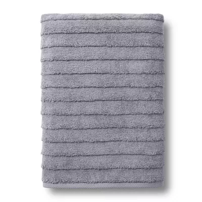 Махровое банное полотенце Verossa “Steps Texture” (графит), 70х140