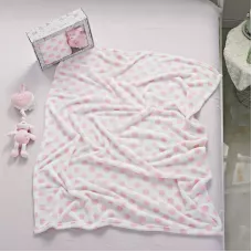 Плед детский Sofi de Marko “№2” (розовый) + игрушка