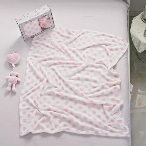 Плед детский Sofi de Marko “№2” (розовый) + игрушка