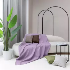 Покрывало Волшебная ночь "Рогожка" (лаванда), 140х220