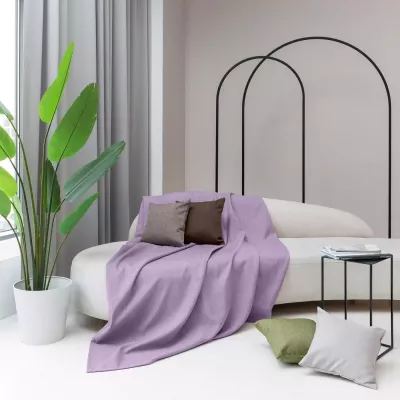 Покрывало Волшебная ночь "Рогожка" (лаванда), 140х220