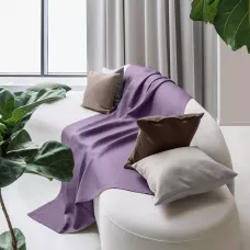 Покрывало Волшебная ночь "Рогожка" (лаванда), 140х220