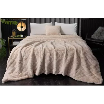 Плед-покрывало Sofi de Marko “Бернард” (крем), 220x240