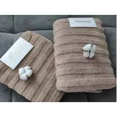 Махровое лицевое полотенце Verossa “Palermo” (капучино), 50х90