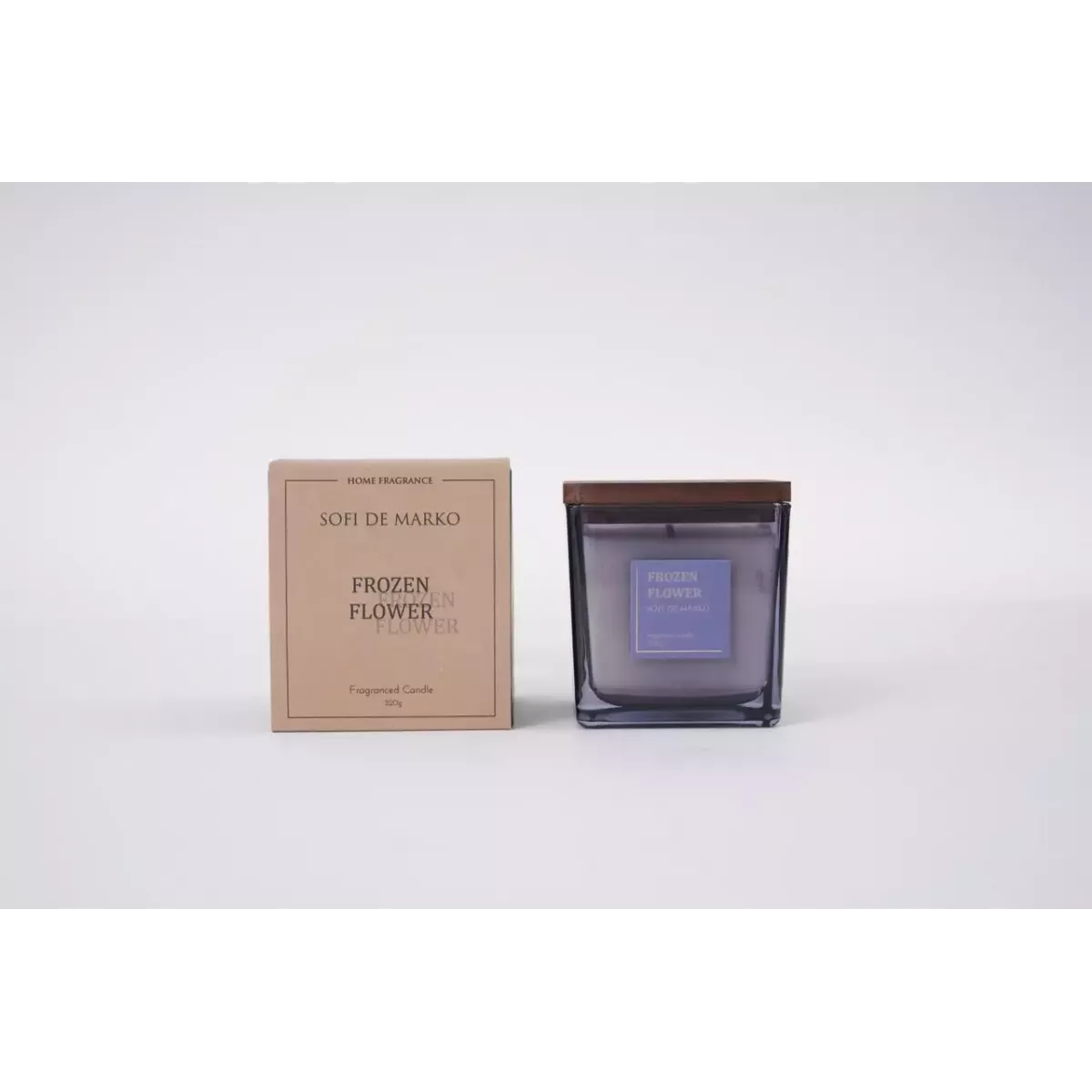 Свеча ароматическая Sofi De Marko "Frozen Flower" (220гр), 1шт