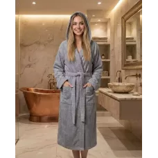 Халат махровый женский Sofi de Marko "Мабелла" (серый)