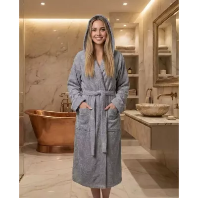 Халат махровый женский Sofi de Marko "Мабелла" (серый)