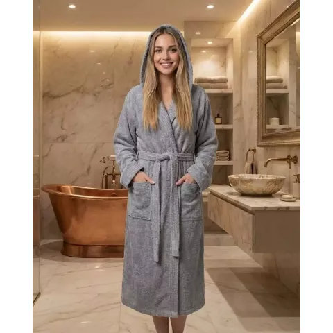 Халат махровый женский Sofi de Marko "Мабелла" (серый)