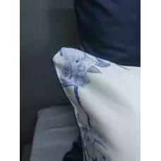 Комплект с одеялом KAZANOV.A “Королек” индиго жемчуг (египетский хлопок-велюр), евро