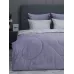 Комплект с одеялом KAZANOV.A “Акация” лаванда платина (египетский хлопок-велюр), 1.5 спальный