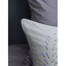 Комплект с одеялом KAZANOV.A “Акация” лаванда платина (египетский хлопок-велюр), 1.5 спальный