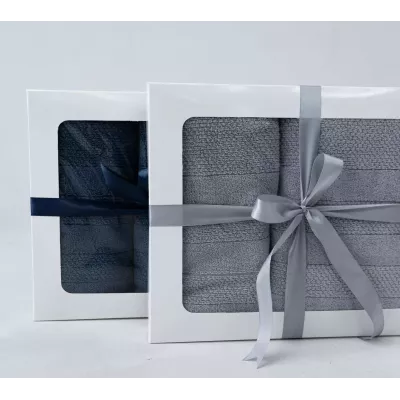 Махровое банное полотенце Verossa “Milano” (темно-лазурный), 100х150