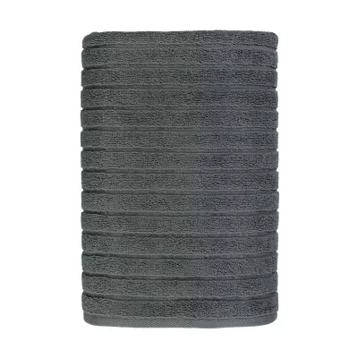 Махровое лицевое полотенце Волшебная ночь ”Wave” (Темный графит), 50х90