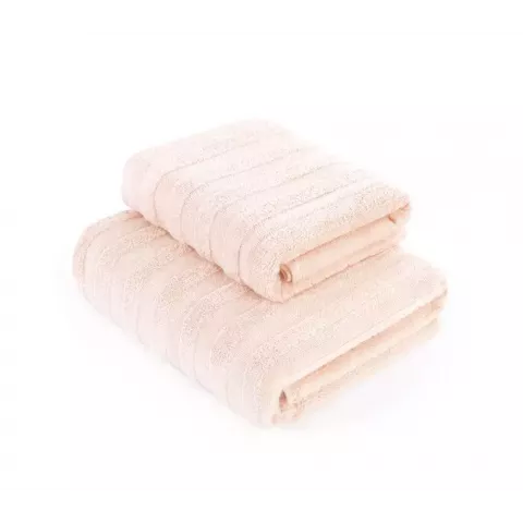 Махровое банное полотенце Verossa “Stripe” (нежно-персиковый), 70х140
