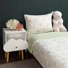 Комплект с одеялом детский Sofi De Marko "Паддингтон" (св.зеленый), 1.5 спальный